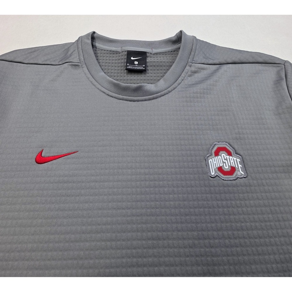 Ohio State Buckeyes Thermal Shirt Mens XL LIMITED USE Waffle Lined Sweatshirt
